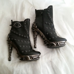 ♰♥ Hades Black Raven Steampunk Platforms NWOT ♰♥